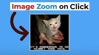 How to Zoom Image On Click using HTML CSS Only