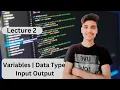 Variables in Java Input Output Complete Placement Course Lecture 2