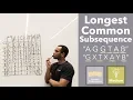 Longest Common Subsequence 2 Strings - Dynamic Programming Competing Subproblems