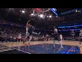 Karl-Anthony Towns knees Dwight Powell in his nuts which causes Powell to kick KAT in his nuts
