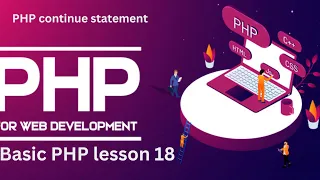 PHP continue statement lesson 18