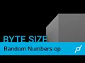Random Numbers Op tutorial - Byte size