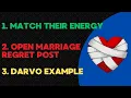 Download Lagu Match their ENERGY, Open Marriage Regret, DARVO Example