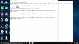 Python Hello World Program First Program
