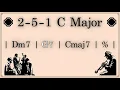 2-5-1 C Major Backing Track