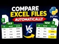 Compare Two Excel Files Automatically Using Python Highlight Changes in Seconds