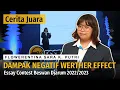 Download Lagu Berawal dari Kepekaan dan Kepedulian - Flowerentina Sara K. Putri | Juara 2 Essay Contest 2023