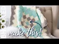How to Entrelac Crochet Baby Blanket - Free Pattern Step-by-Step Tutorial
