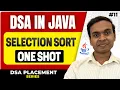 Selection Sort in Java Algorithm Example Time Complexity DSA in Java Full Course