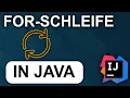 For Schleifen in 5 Minuten - JAVA 2024 Tutorial