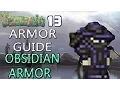 Terraria 1 3 Armor Guide OBSIDIAN ARMOR PRE-HARDMODE