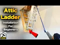 How to Install a Louisville Attic Ladder EASY DIY Step-by-Step