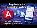 Angular Invoice Generation System Full Project in One Angular 20 JSON Server
