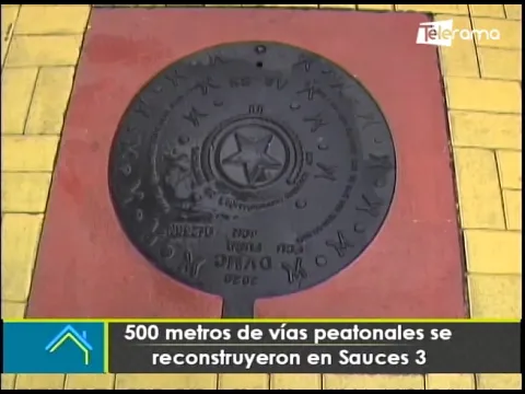 500 metros de vías peatonales se reconstruyeron en Sauces 3