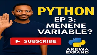 Python Ep 3 Menene Variable Python da Hausa dalla-dalla