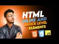 HTML Inline And Block Level Elements Complete Web Development Course Help Operation Institute