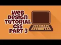 Web Design CSS Tutorial part 3 css syntax