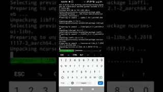 How to install python and git using termux