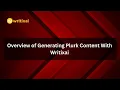 Overview of Generating Plurk Content With Writixai