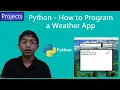 Python - How to Program a Weather App