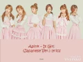 Apink - it girl (jap ver) lyrics color coded