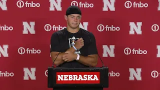 Nebraska Football Anthony Colandrea pre-camp press conference