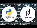 Can pandas automatically read dates from a CSV file