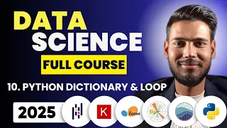 Lecture 10 Python Dictionary Loop Data Science Full Course in Hindi
