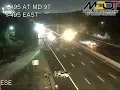Maryland Two Car Accident Captured By Maryland DOT Traffic Cam
