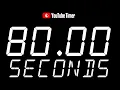 80 SECONDS Timer Countdown
