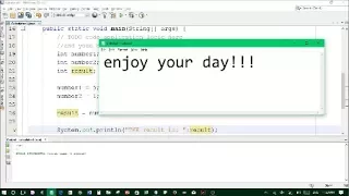 How to program in Java PART 1 Adding integers