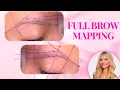 FULL BROW MAPPING TUTORIAL STEP BY STEP W PRE-INKED MAPPING STRING