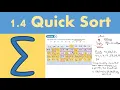 1 4 Quick sort DECISION 1 - Chapter 1 Algorithms