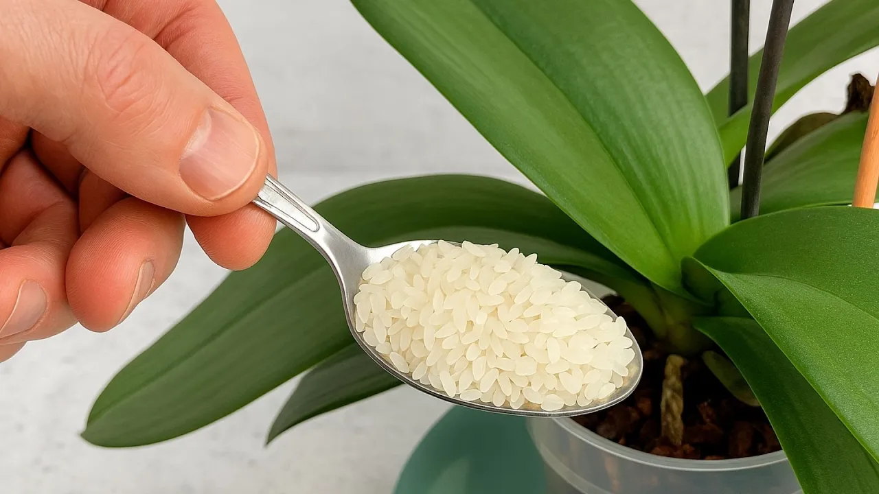 Just sprinkle it on! Your orchids will bloom like crazy all year long!