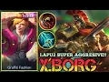 X.BORG FIGHT WITH LAPU-LAPU SUPER AGRESSIVE IN EXPLANE‼️- BEST BUILD XBORG 2025