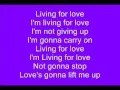 Download Lagu Living For Love - Madonna (Lyrics/Testo)
