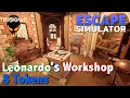 Escape Simulator LEONARDO S WORKSHOP Extra 8 Tokens Location Free Update - NEW ROOM