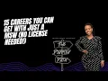 15 Careers You Can Get With Just A MSW No License Needed