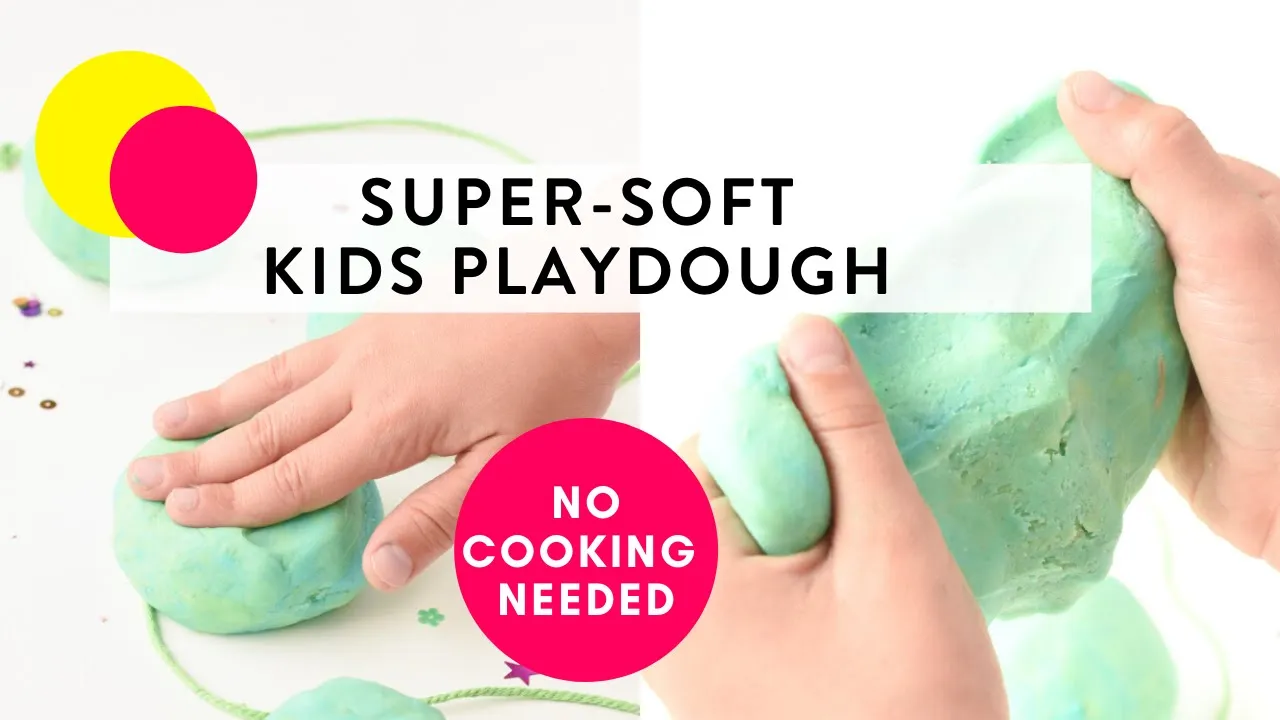 How to Make Play dough With Flour, Water and Salt || No Cook Play Doh for kids