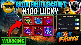 FIXED Blox Fruits X100 Luck Script - Meow Hub V1 0 FREE DRAGON KEYLESS WORKING