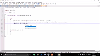 Java Programming Creating and writing a text file