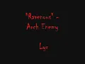 RAVENOUS by Arch Enemy   Lyrics