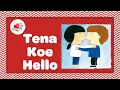 TENA KOE with Lyrics | Māori Hello Greeting Song
