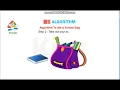 Std V Lesson 11 Algorithm and Flowchart part 1