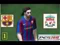 #1 PES 2010 Barcelona vs Liverpool Gameplay
