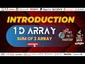 Sum of Two Array in Java