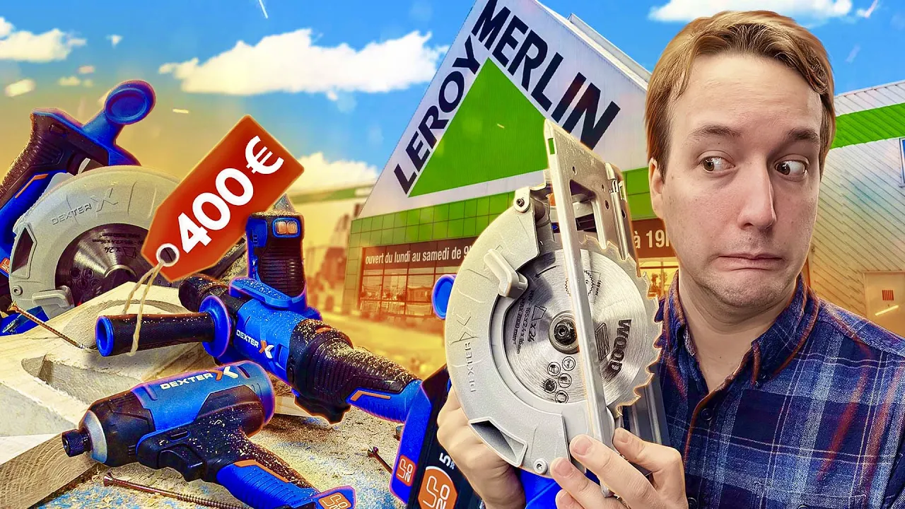 Test d'outillage Dexter Leroy Merlin par les Frères Poulain