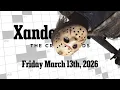 Friday March 13th 2026 NYT Crossword Xander Solves