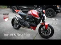Download Lagu NEW Fairing for DUCATI Monster 937 Plus - Install \u0026 First Ride !