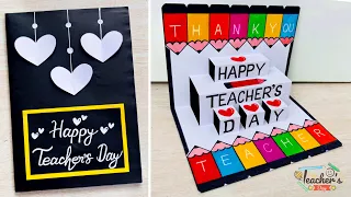 DIY Teacher's day pop-up card ideas // Happy teacher's day greetings card handmade